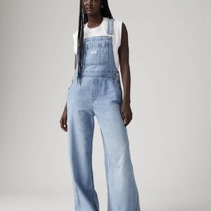 Levi's Light Blue Denim Overalls for Women